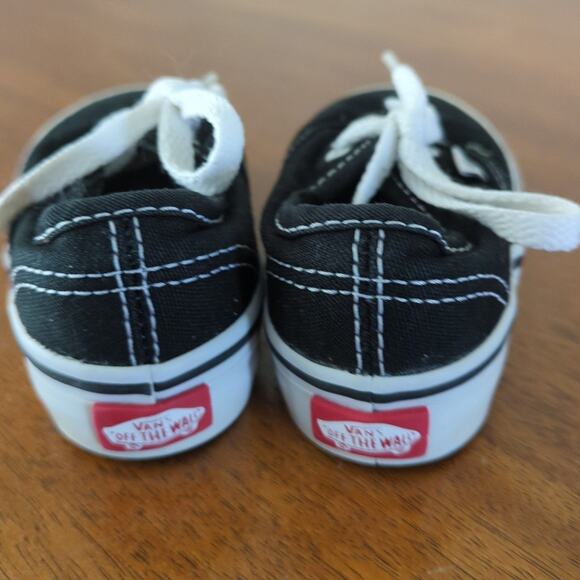 Vans Authentic Canvas black toddler size 4 - Picture 3 of 6